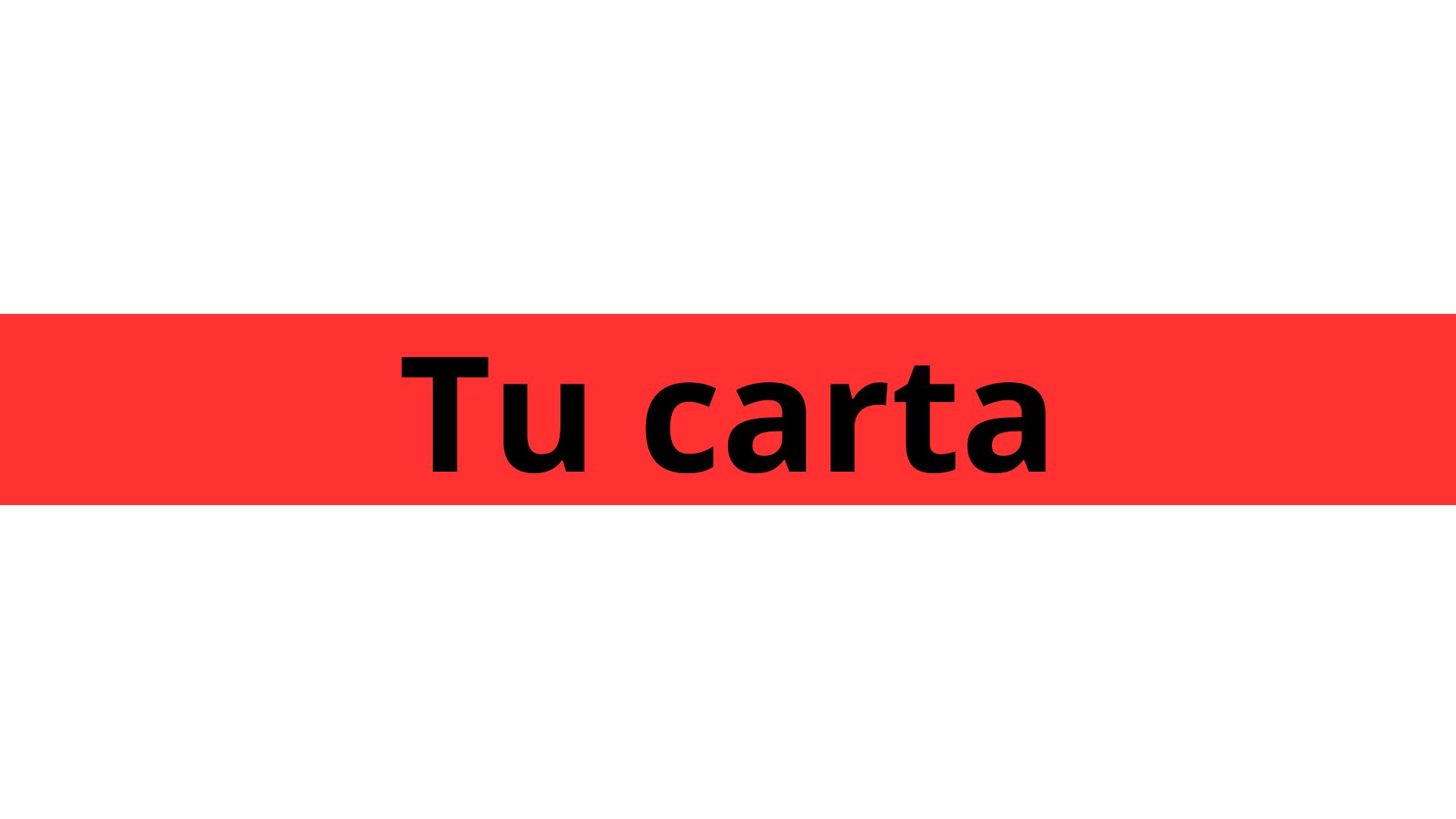 Tarjeta 1