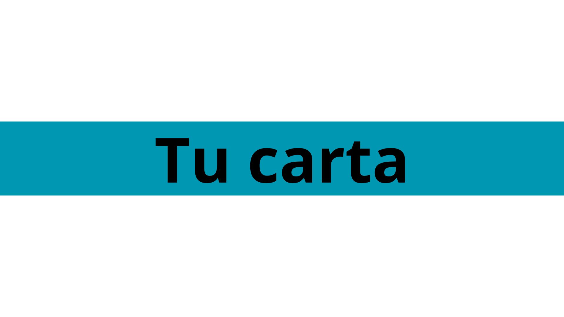 Tarjeta 2
