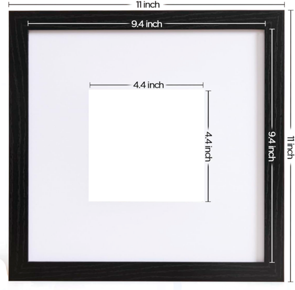 Marco 10 x 10” negro