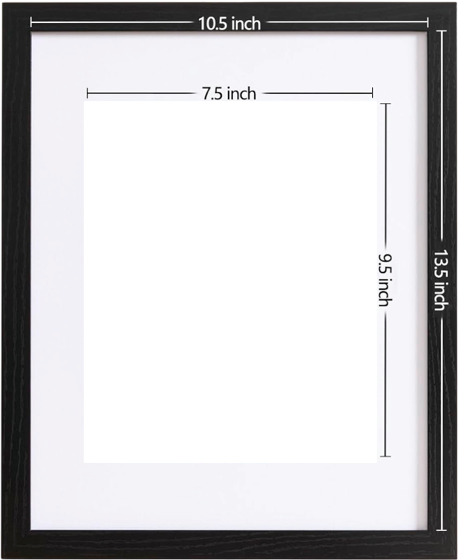 Marco 11 x 14” negro