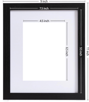Marco 8 x 10” negro