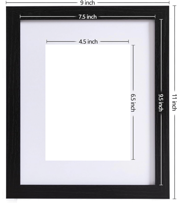 Marco 8 x 10” negro